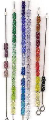 BUMPY and SHAPED Lampwork glass beads