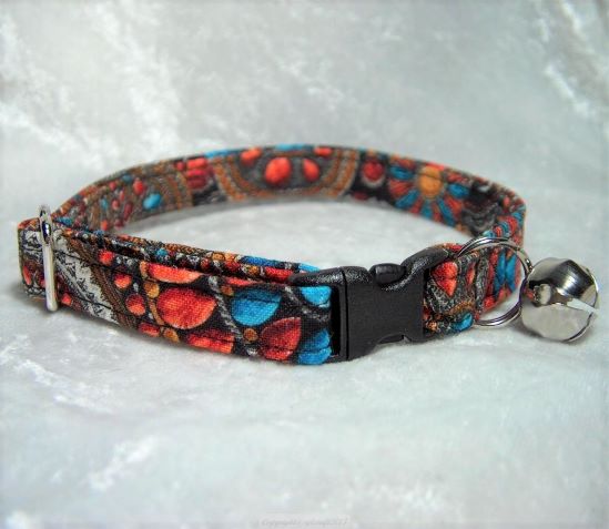 Autumn Jewels Cat collar