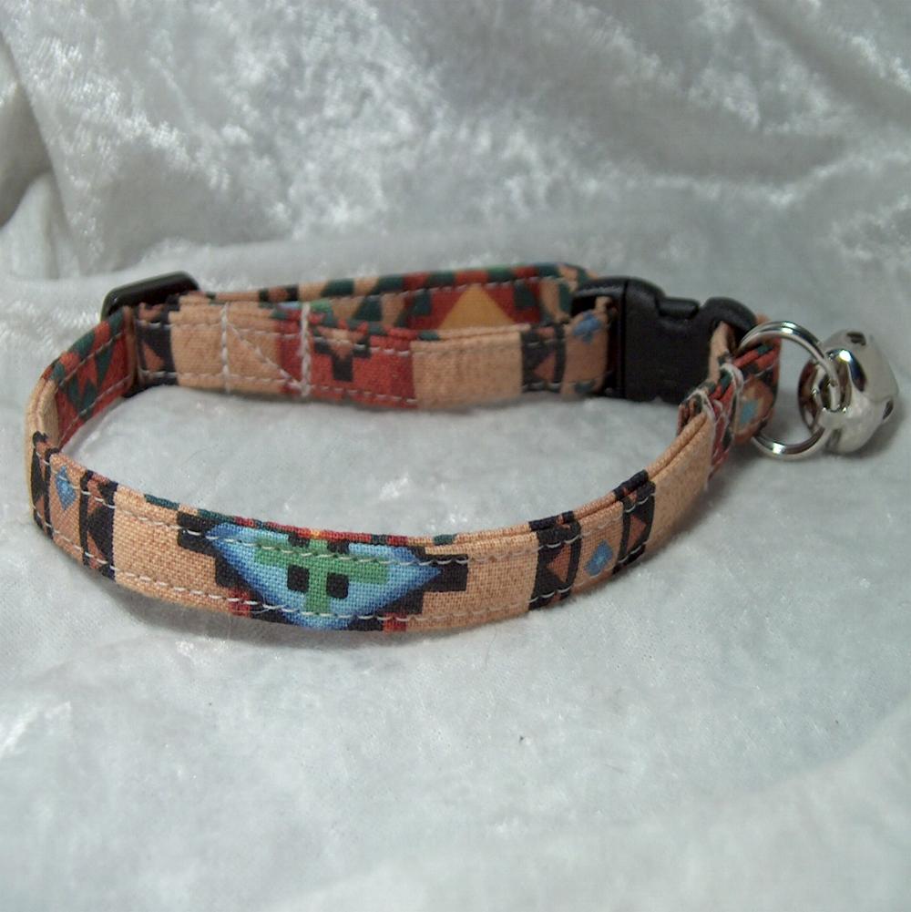 Old Southwest Tan Cat collar