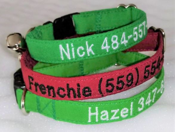 PERSONALIZED CAT COLLARS