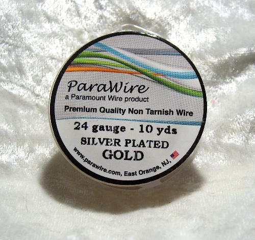 Gold Plated Round Wire 24 Gauge Parawire