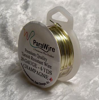 Champagne Gold Round Wire 20 Gauge Parawire