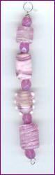 Pink Lady Handcrafted bead set