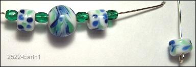 The Earth Handcrafted glass lampwork