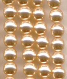 4mm Lt Rose Glass Pearls